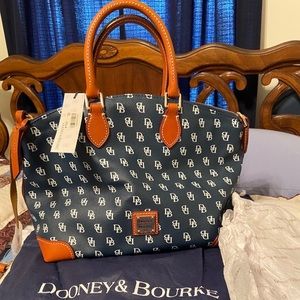 NWT Dooney & Bourke purse strap or handle blue